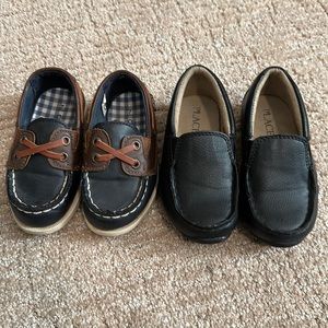 Toddler boy dress shoes bundle of two pairs - size 7 and 8